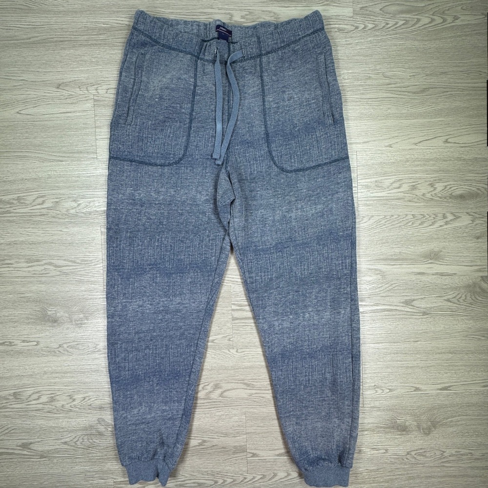 Johnnie-O Men's Joggers Sweatpants Blue Large‎ Cotton Blend Drawstring Pockets
